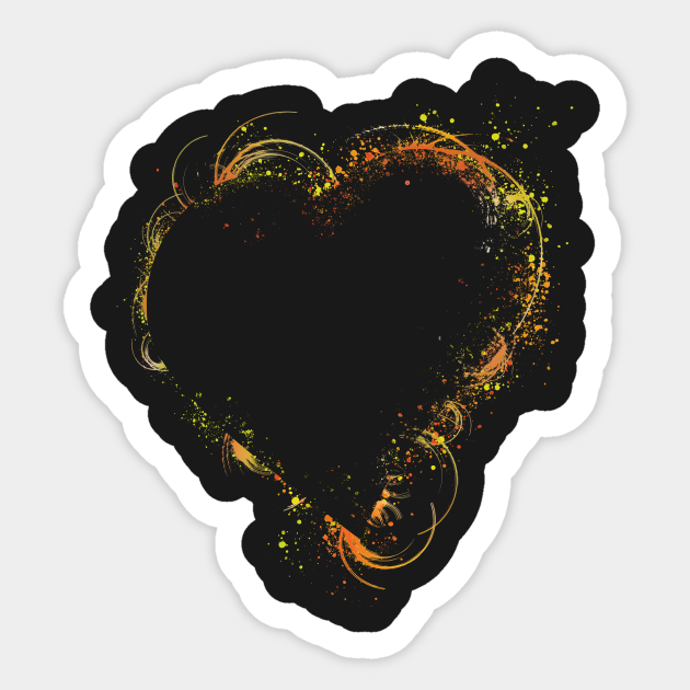 Total Eclipse Of The Heart - Heart - Sticker | TeePublic
